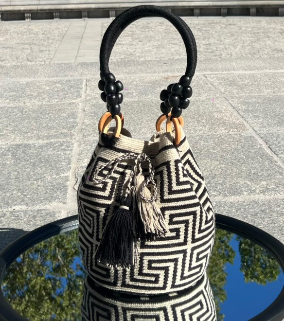 Bolso 'Ébano Geométrico'
