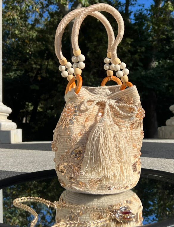 bolsosartesanales hechoamano culturawayuu mujeresindigenas arte emprendimiento piezaunica